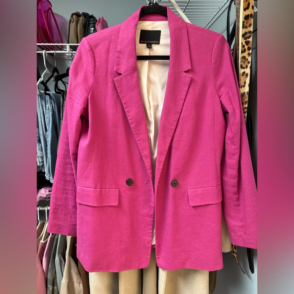 Banana Republic Fuchsia Women's Blazer